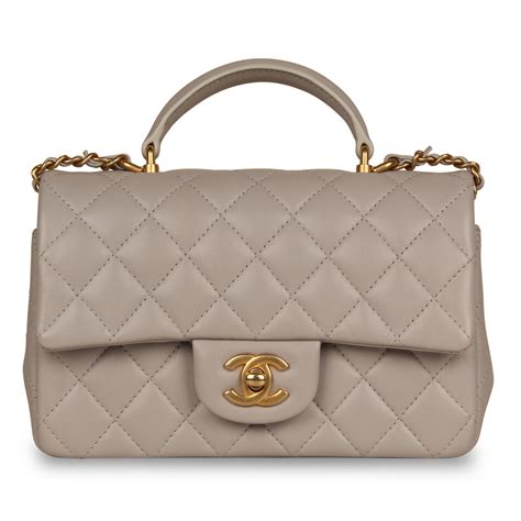 chanel small body bag|chanel mini flap bag with top handle.